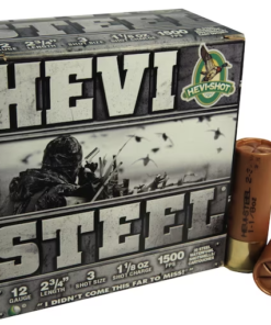 Hevi-Shot Hevi-Steel Waterfowl Ammunition 12 Gauge 2-3/4" 1-1/8 oz #3 Non-Toxic Shot