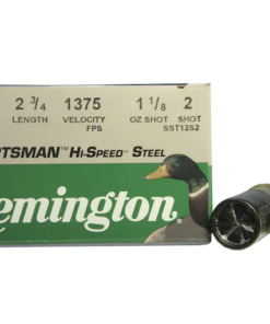 Remington Sportsman Hi-Speed Ammunition 12 Gauge 2-3/4" 1-1/8 oz #2 Non-Toxic Steel Shot