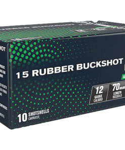 Fiocchi Exacta Ammunition 12 Gauge 2-3/4" 00 Rubber Buckshot 15 Pellets