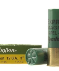 Remington Express Magnum Ammunition 12 Gauge 3" 00 Buckshot 15 Pellets Box of 5