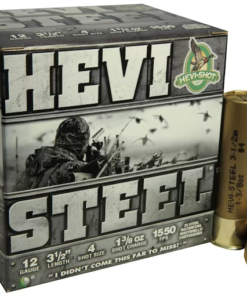 Hevi-Shot Hevi-Steel Waterfowl Ammunition 12 Gauge 3-1/2" 1-3/8 oz #4 Non-Toxic Shot