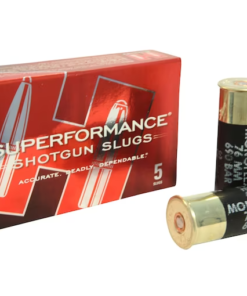 Hornady Superformance Ammunition 12 Gauge 2-3/4" 300 Grain MonoFlex Polymer Tip Sabot Slug Lead Free Box of 5