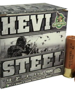 Hevi-Shot Hevi-Steel Waterfowl Ammunition 12 Gauge 3" 1-1/4 oz #2 Non-Toxic Shot