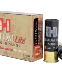 Hornady Custom Lite Ammunition 12 Gauge 2-3/4" 300 Grain FTX Sabot Slug Box of 5