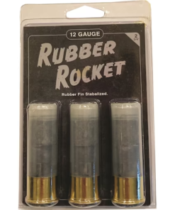 Reaper Defense Rubber Rocket Ammunition 12 Gauge 2-3/4" Stabilized Rubber Slug 3PK