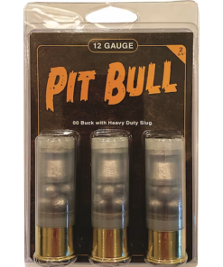 Reaper Defense Pit Bull Ammunition 12 Gauge 2-3/4" Slug and 00 Buckshot 6 Pellets 3PK